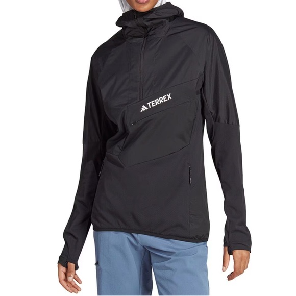 Adidas TERREX Techrock Ultralight 1/2-Zip Hooded
Fleece Jacket NEW with tags - Picture 12 of 14